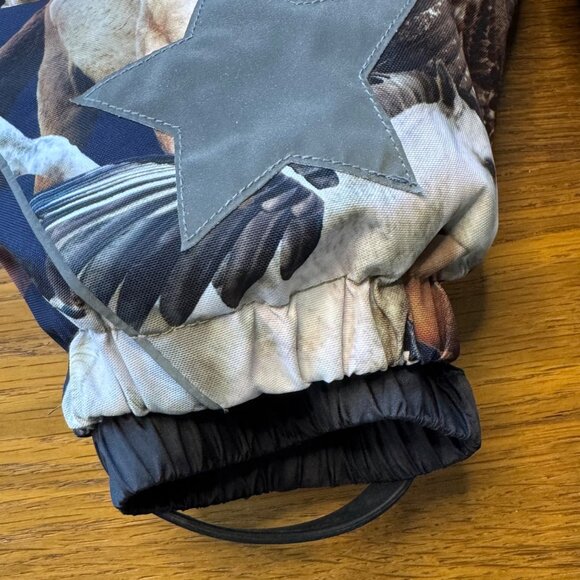 MOLO Polaris Snowsuit Girls 18 Mos 86 Pegasus Horses Insulated Winter Snow Suit - Picture 9 of 13